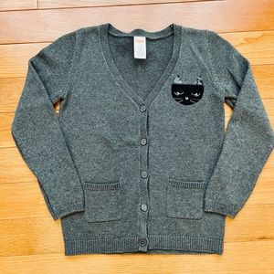 Girls Gymboree Size M (7-8) button front cardigan